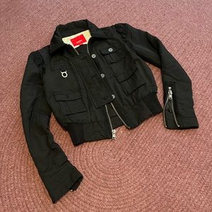 Junior Black Utility Jacket - Size XS